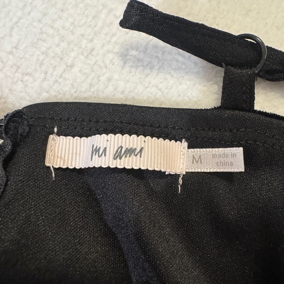 Women’z Mi Ami Black Spaghetti Strap  Dress - Picture 3 of 7